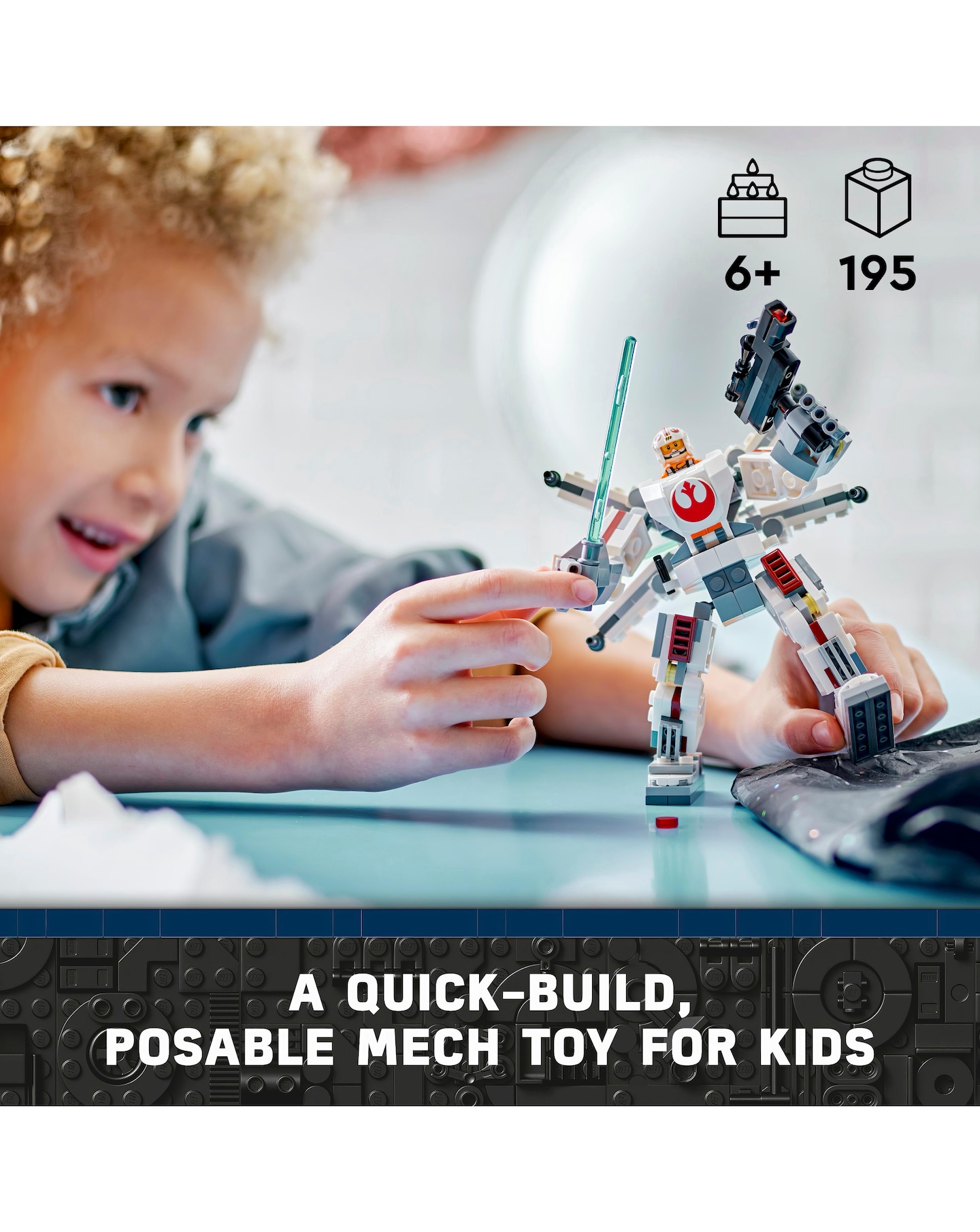 LEGO Star Wars Luke Skywalker X-Wing Mech Set 75390 | Jacamo