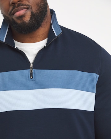 Ted Baker Veller Super Soft 1/4 Zip Long Sleeve Top