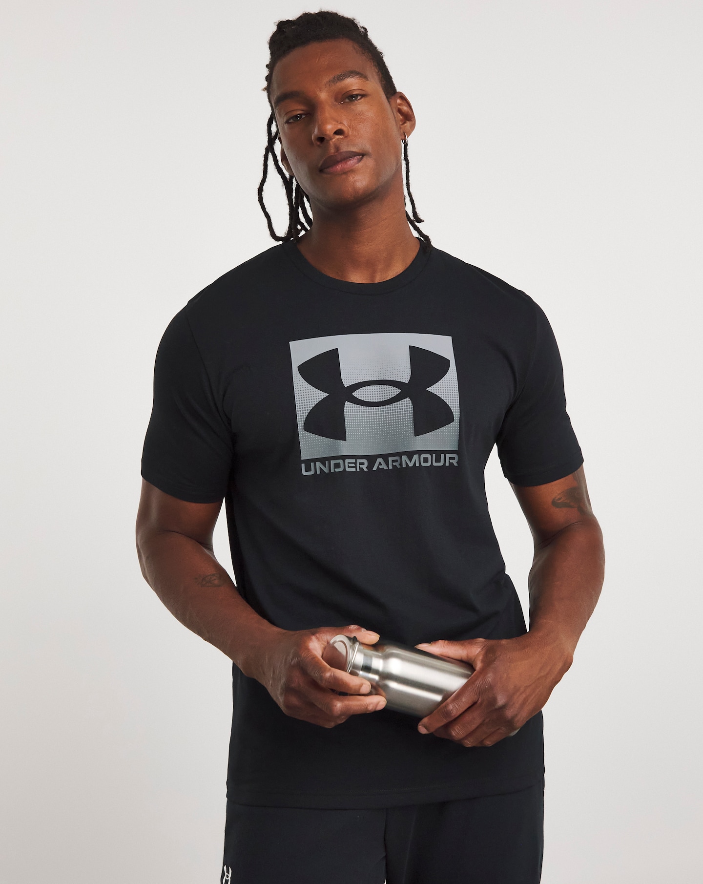 Under Armour Boxed Logo Short Sleeve T Shirt Jacamo