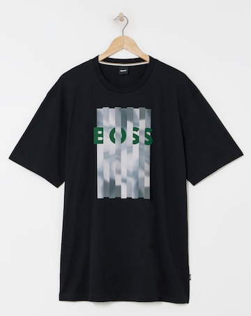 BOSS Short Sleeve Black Graphic Logo T-Shirt