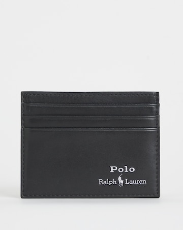 Polo Ralph Lauren Black Leather Card Holder