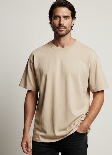Folio Heavyweight Interlock T-Shirt-Stone