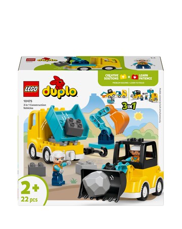 LEGO DUPLO 3 in 1 Construction Vehicles 10475