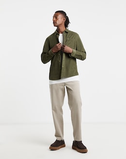 Barbour Washed Stretch Twill Regular Trouser - Concrete