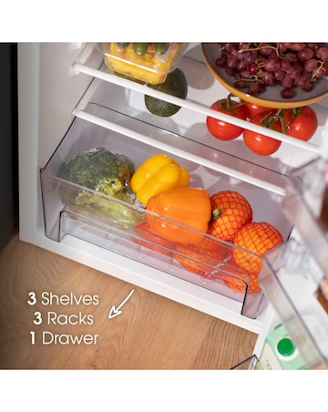 ABODE 50CM UNDERCOUNTER LARDER FRIDGE - WHITE