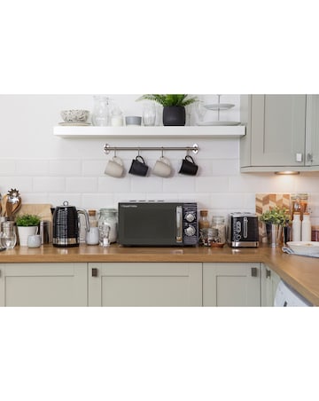 Russell Hobbs RHM1731B 17Litre Inspire Compact Manual Microwave - Black