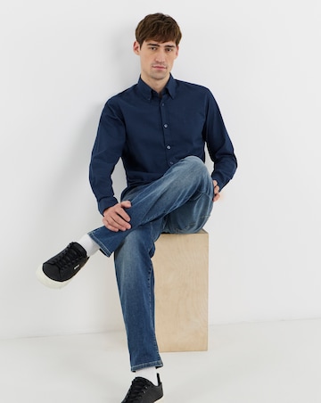 BOSS Long Sleeve Classic Oxford - Navy