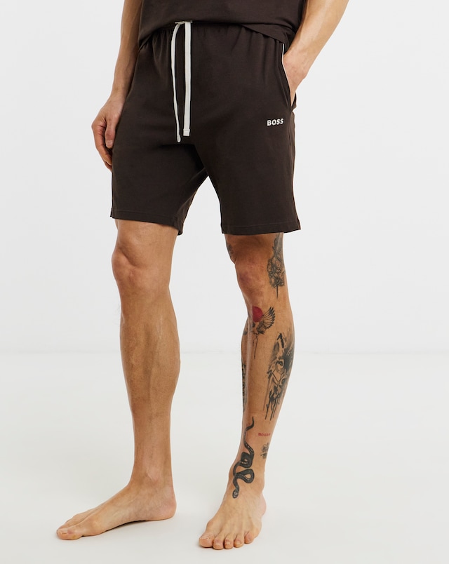 BOSS Mix & Match Lounge Short - Dark Brown