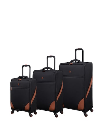 IT Luggage Segment 3 Piece Set - Black