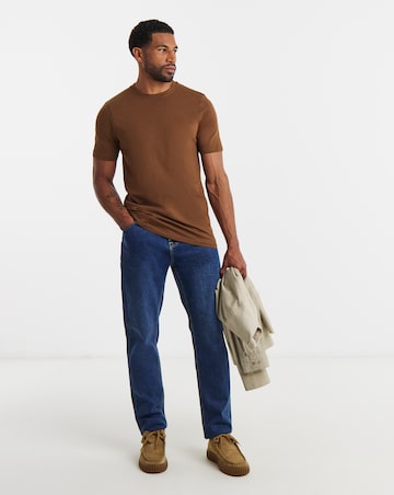 Pure Cotton Crew Neck T-Shirt Long