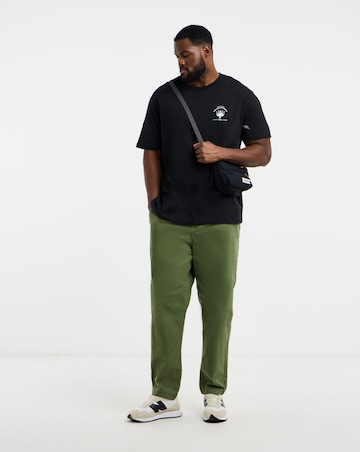 Jack & Jones Dark Side of The Bloom Back Graphic T-Shirt - Black