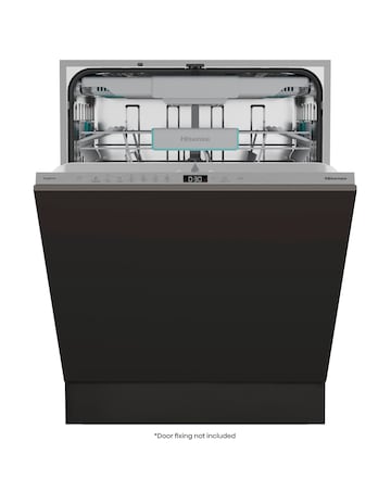 Hisense HV16CUK Fully Integrated Full Size Dishwasher 16 Place Settings Black
