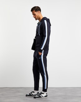 BOSS Navy Side Stripe Tracksuit