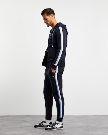 BOSS Navy Side Stripe Tracksuit