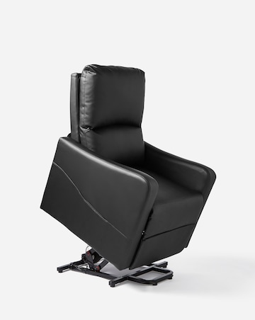 Lincoln Faux Leather Electric Recliner Armchair