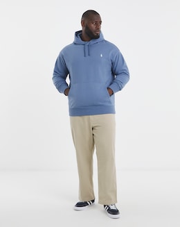 Polo Ralph Lauren Logo Back Fleece Hoodie - Capri Blue