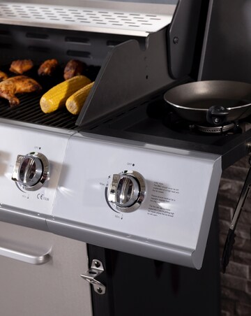 Charles Bentley 6 Burner Gas BBQ with Side Burner Bundle