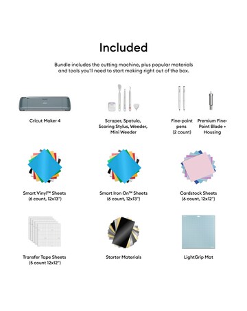 Cricut Maker 4 Essentials Bundle