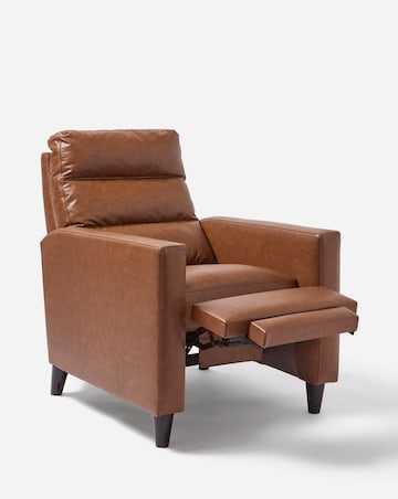 Sutton Faux Leather Recliner Armchair