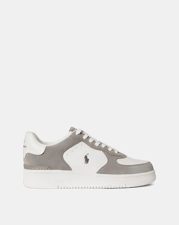 Polo Ralph Lauren Masters Court Trainers - Grey/White