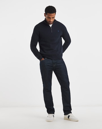 Polo Ralph Lauren 1/4 Zip Jumper - Navy Heather
