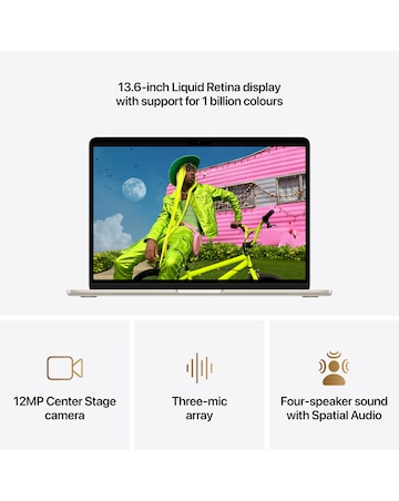 Apple MacBook Air (M5, 2026) 13in 10-core CPU 8-core GPU 16GB 512GB - Starlight