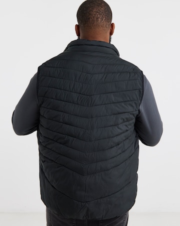 Jack & Jones State Packable Puffer Gilet - Black