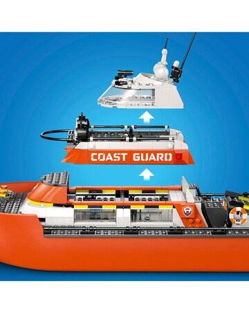 LEGO City Coast Guard Rescue Boat & Helicopter 60504