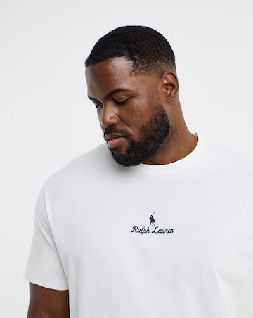 Polo Ralph Lauren Short Sleeve Script Logo T-Shirt - Ecru