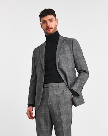 Regular Fit Prince of Wales Jacket