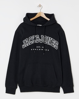 Jack & Jones Caleb Varity Hoodie - Black
