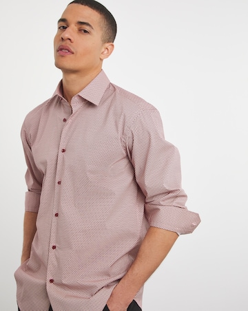BOSS Geo Printed Long Sleeve Shirt
