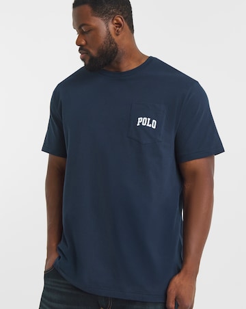 Polo Ralph Lauren Short Sleeve Bear Back Graphic T-Shirt - Navy