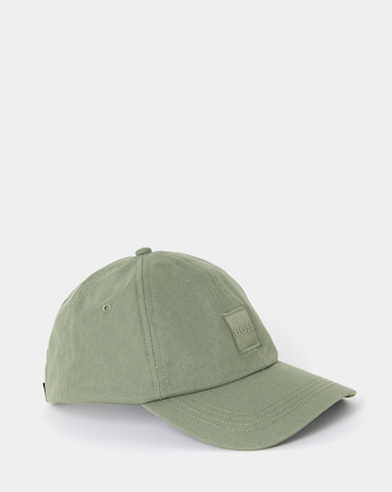 BOSS Patch Logo Cotton Twill Cap - Green