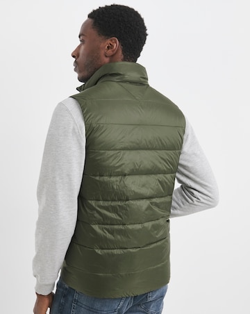 Tommy Jeans Light Down Gilet - Green