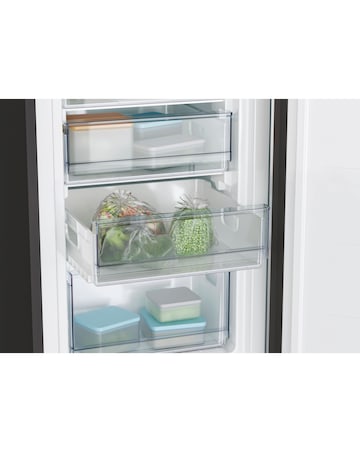 Candy CCT3L517EWBK-1 176cm High 50/50 Fridge Freezer - Black