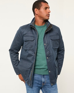 FatFace Broadsands Jacket (Regular &amp; Tall) - Navy