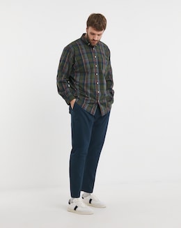 Polo Ralph Lauren Long Sleeve Olive Check Performance Shirt