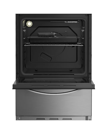 Indesit I5G3PMX 50cm Duel Fuel Single Cooker - Stainless Steel