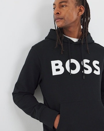 BOSS Classic Logo Hoodie - Black
