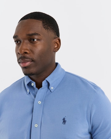 Polo Ralph Lauren Long Sleeve Stretch Jersey Shirt - Blue