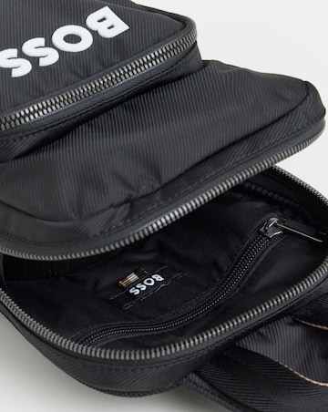 BOSS Catch Logo Cross Body Bag - Black
