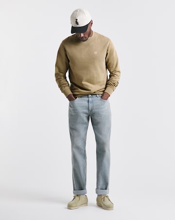 Union Garment Dyed Crew Neck Sweat- Tan