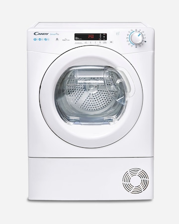 Candy CSOE H9A2DE-80 9Kg Heat Pump Tumble Dryer, A++ Rated, White with Wi-fi