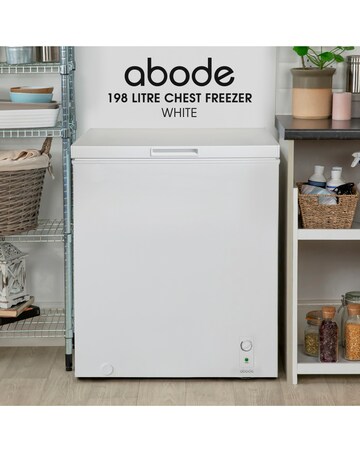 Abode A198CF0E1W 198L Chest Freezer - White