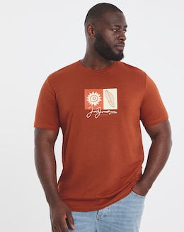 Jack &amp; Jones Canggu T-Shirt - Red Multi