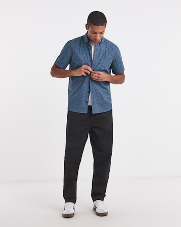 Oxford Print Short Sleeve Shirt