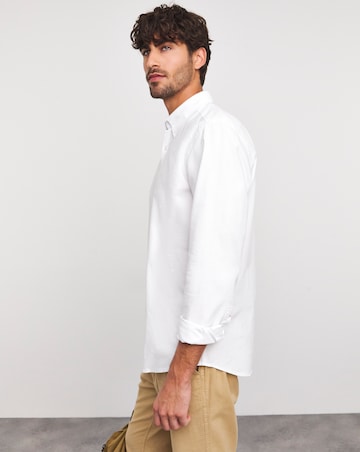 BOSS Classic Long Sleeve White Shirt