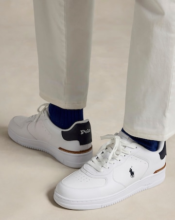 Polo Ralph Aluren Masters Court Trainer - White/Navy