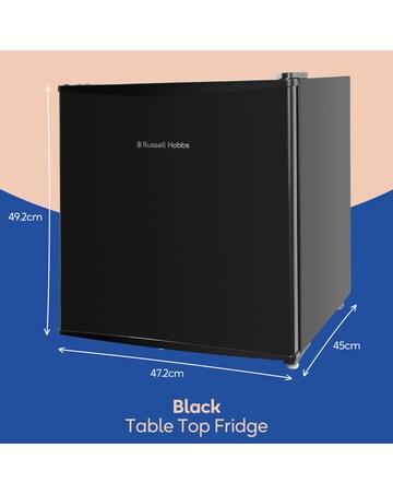 Russell Hobbs RHTTF0E1B 43l Table Top Fridge - Black